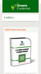 Mobile Screenshot of greencredential.com